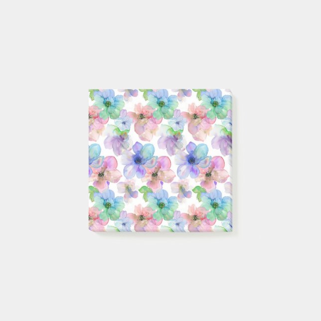 Floral  post-it notes (Front)