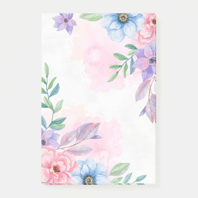 Floral Post-it-Notes Post-it Notes (Front)