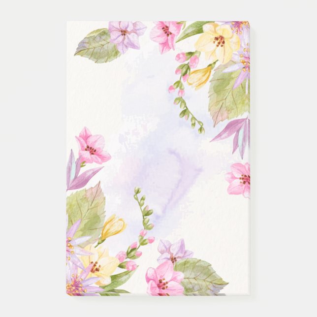 Floral Post-it-Notes Post-it Notes (Front)