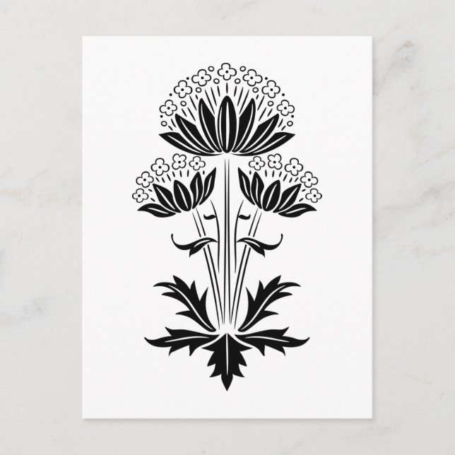 Floral Postcard (Front)