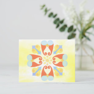 Floral Postcard