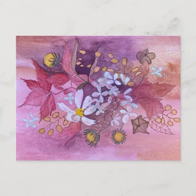 floral postcard (Front)