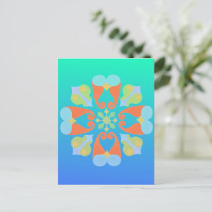 Floral Postcard