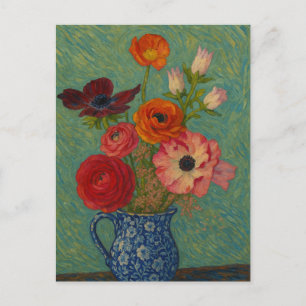 Floral Postcard