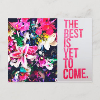 Floral Postcard