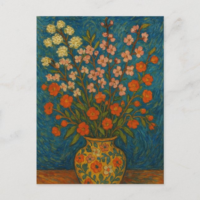 Floral  Postcard (Front)