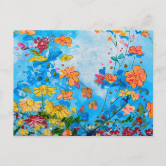 floral postcard