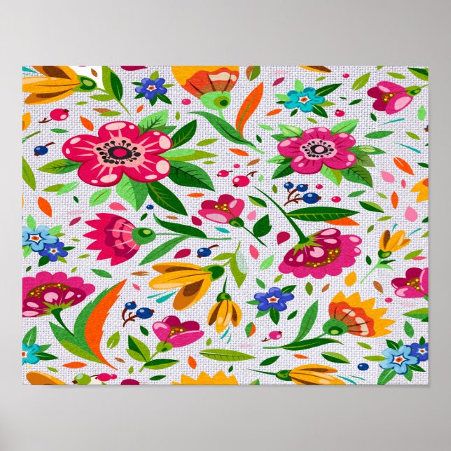 Floral Poster (Front)