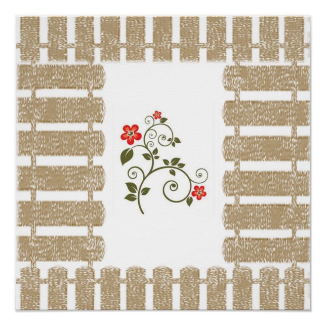 Floral Poster (Front)