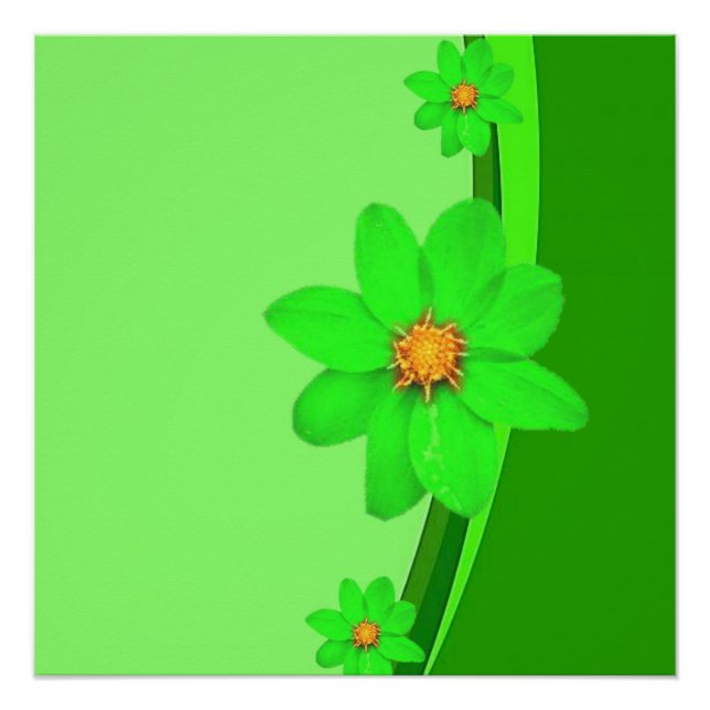 Floral Poster (Front)