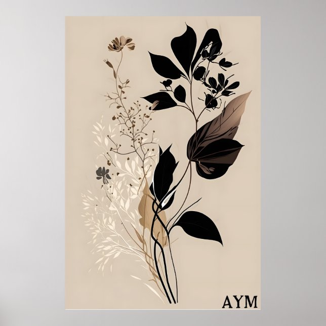 Floral Poster (Front)