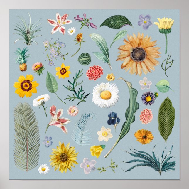 Floral Poster (Front)