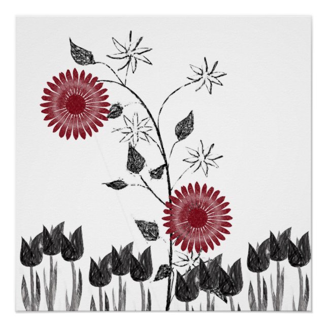 Floral Poster (Front)