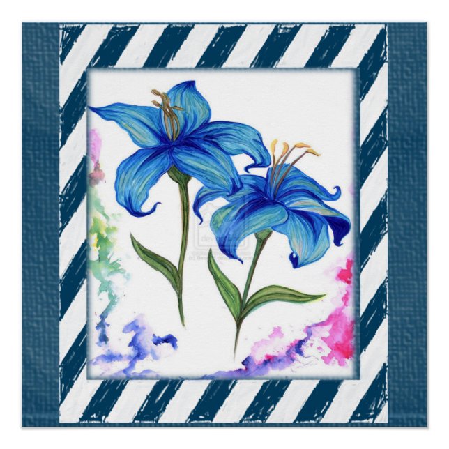 Floral Poster (Front)