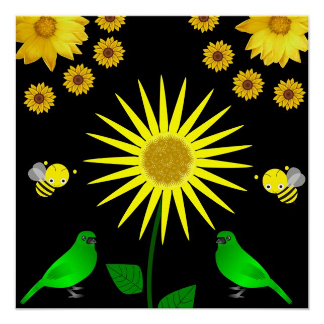 Floral Poster (Front)