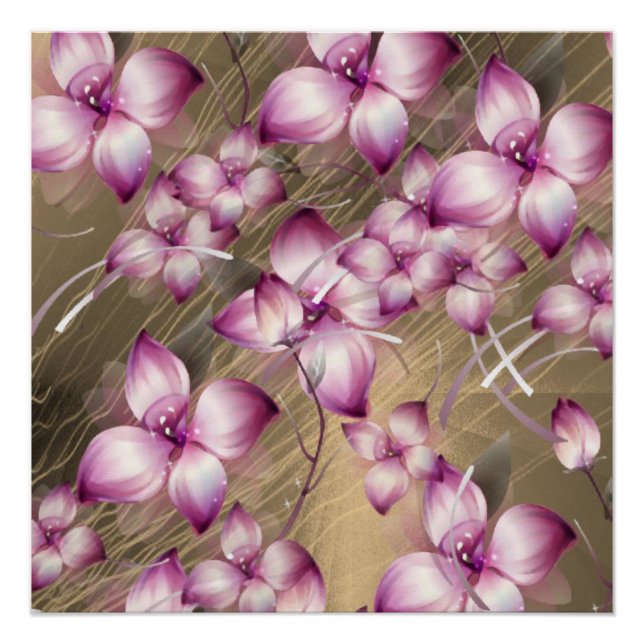 Floral Poster (Front)