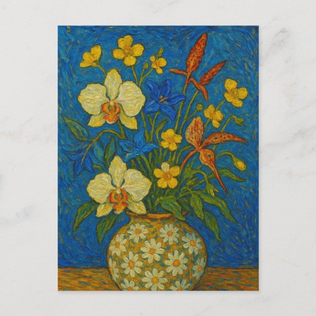 Floral Postercard Postcard (Front)
