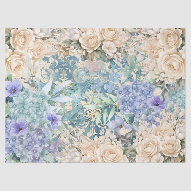 Floral Potpourri  Decoupage Tissue Paper (Front)