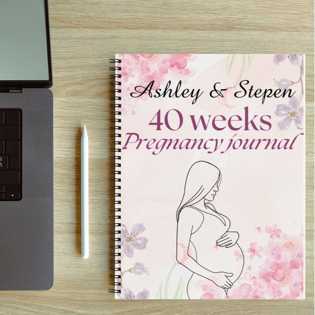 Floral Pregnancy Journal Keepsake Memory new mom  (Creator Uploaded)