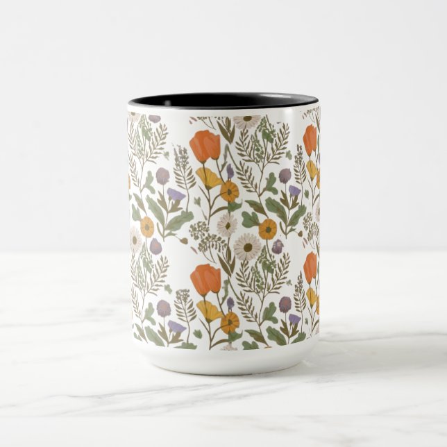 floral print coffee mugs (Center)