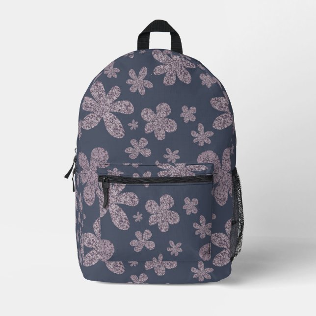 Floral Print Cut Sew Backpack (Front)