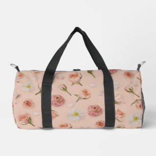 Floral Print Duffle Bag