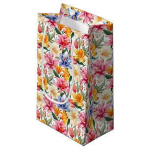 Floral Print Gift Bag