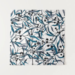 Floral print. Ornament Natural curves. Pattern Tapestry