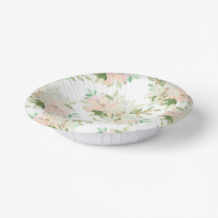 Floral Print  Paper Plate