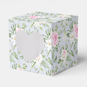 Floral Print Party Favour Box 