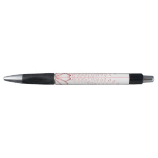 Floral Print Pen 'Pink'