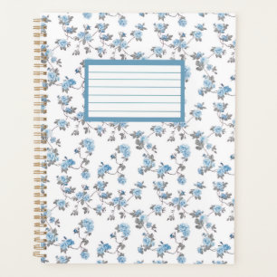 floral print Spiral Notebook planner
