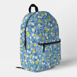 Floral Printed Backpack