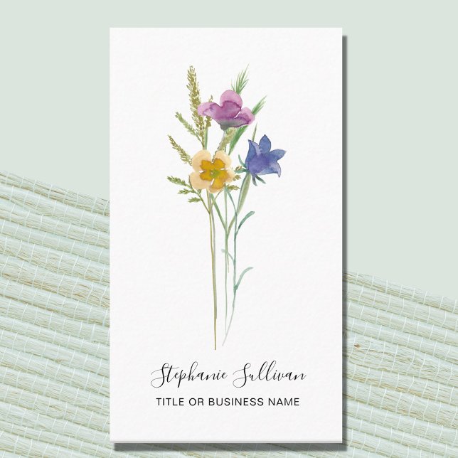  Floral Professional Business Card (Creator Uploaded)