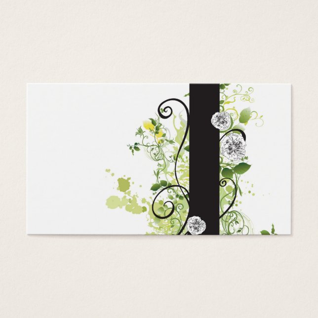 Floral Profile Card (Front)