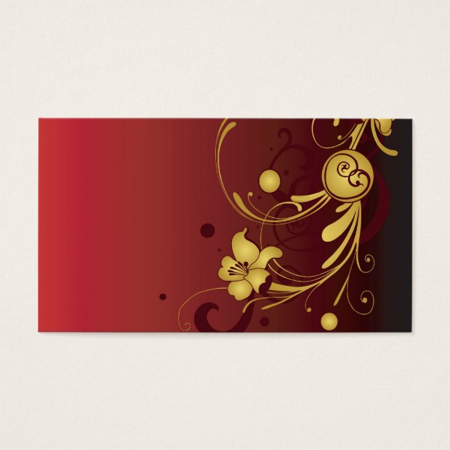 Floral Profile Card (Front)