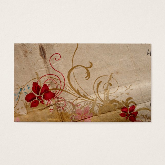 Floral Profile Card (Front)