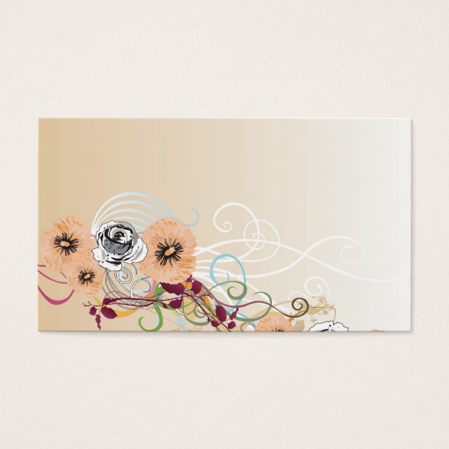 Floral Profile Card (Front)