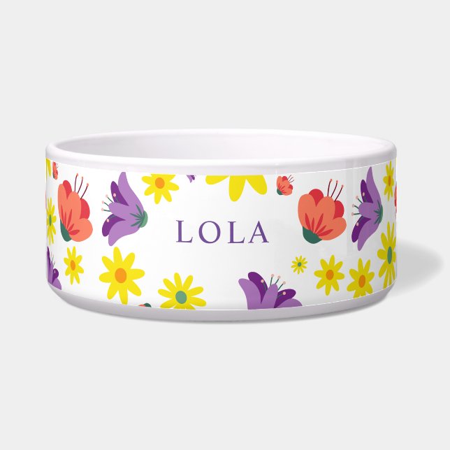 Floral Purple Bowl (Front)