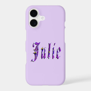 Floral Purple Julie Name,