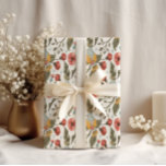Floral Quail Bird Spring Pattern Wedding  Wrapping Paper<br><div class="desc">Add a touch of spring to your gift giving with our Floral Quail Spring Wrapping Paper. The beautiful floral and quail designs will add an elegant and festive touch to any gift. Made with high quality materials, it's the perfect choice for any occasion. Say goodbye to boring wrapping paper and...</div>