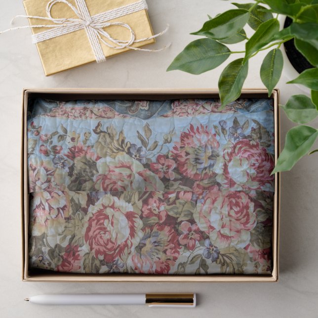 Floral Quilt Photo Tissue Paper (Gift)