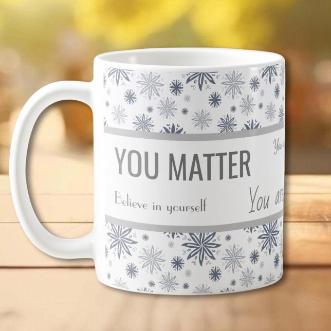 Floral Quotes Empowerment Coffee Mug (Creator Uploaded)
