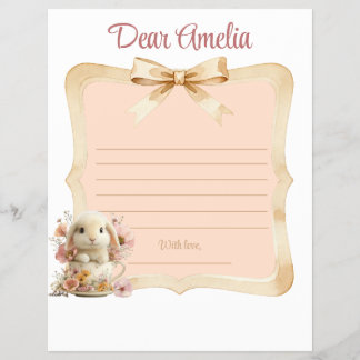 Floral Rabbit First Year Board Flyer