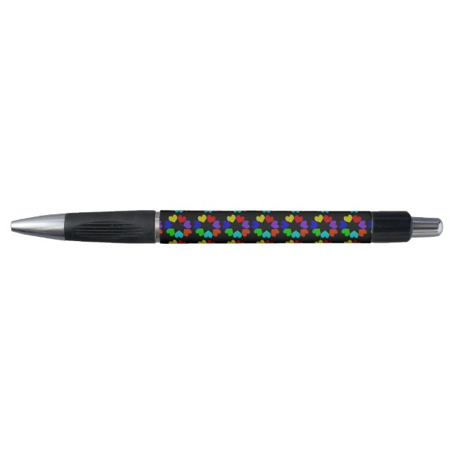 Floral Rainbow Love Hearts Pens (Front)