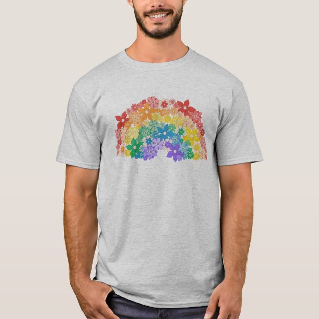 Floral Rainbow T-Shirt (Front)