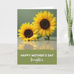 Floral Reflection Mothers Day Card