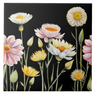 Floral Reflections Tile