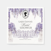 Floral Regency Era Vintage Bridal Shower