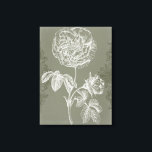 Floral Relief I Canvas Print<br><div class="desc">Floral</div>